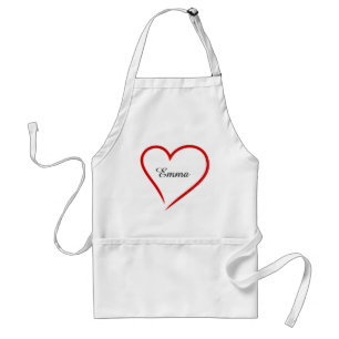 Custom Name with Heart – Perfect Chef Gift Standard Apron