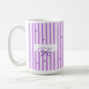 Custom Name With Stripes Pattern Mug For Dad