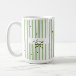 Custom Name With Stripes Pattern Mug For Dad
