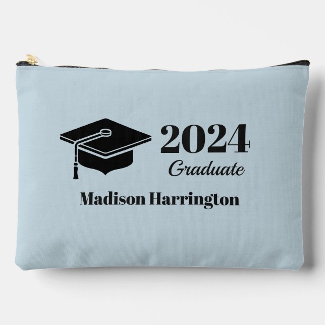 Custom Name, Year & Colour Graduation Accessory Pouch (Front)