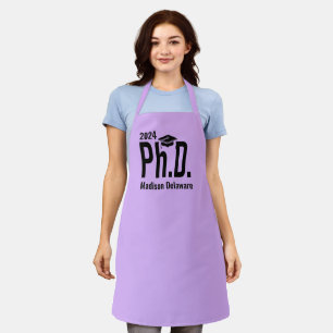 Custom name, year & colour Ph.D. Apron