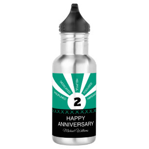 Custom Name & Year, Employee Anniversary 532 Ml Water Bottle