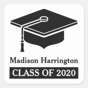 Custom name & year Graduation stickers