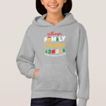 Custom Name Year Matching Family Christmas Reunion