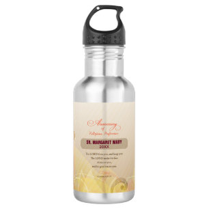Custom Name & Year Nun, 60th Anniversary Religious 532 Ml Water Bottle