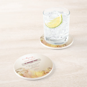 Custom Name & Year Nun, 60th Anniversary Religious Coaster