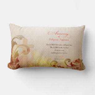 Custom Name & Year Nun, 60th Anniversary Religious Lumbar Cushion