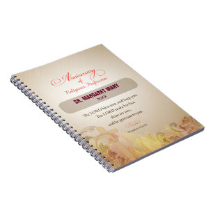 Custom Name & Year Nun, 60th Anniversary Religious Notebook