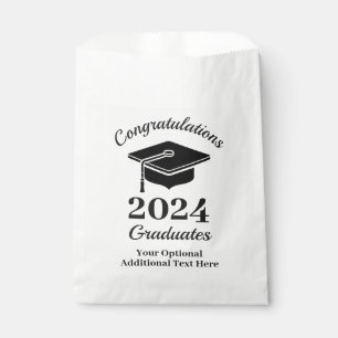 Custom Name, Year & Text Graduation Favour Bag