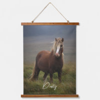 Custom Name Your Horse Photo Wall Decor Canvas