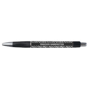 Custom Name Zebra Pattern