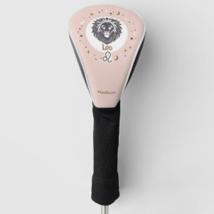 Custom Name Zodiac Sign Leo Golf Head Cover