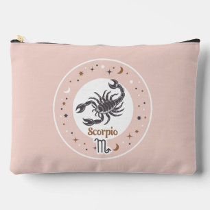 Custom Name Zodiac Sign Scorpio Accessory Pouch