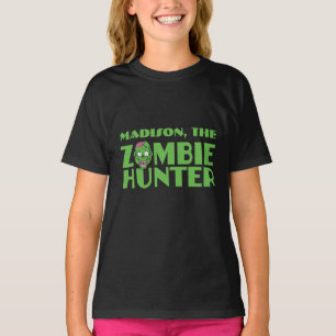 Custom name Zombie Hunter shirts & jackets