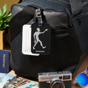 Custom name Zombie Luggage Tag
