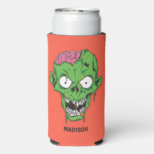 Custom name Zombie Seltzer Can Cooler