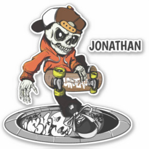 Custom name Zombie Skater