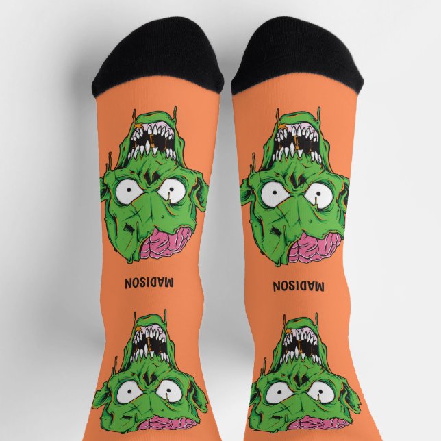 Custom name Zombie Socks (Top)