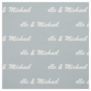 Custom Names & Colour Couple's fabric