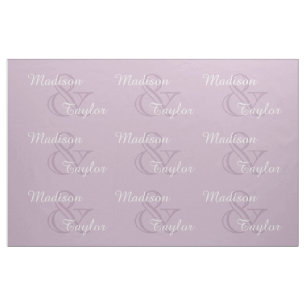 Custom Names & Colour Couple's fabric