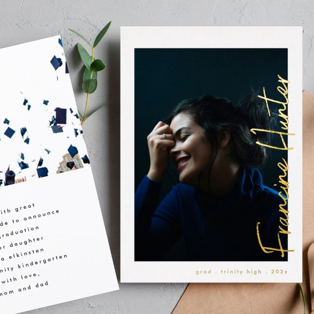 Custom Names High School Graduation Gold (Creator Uploaded)