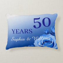 Custom Names & Special Years Romantic Blue Rose 