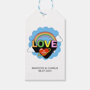 Custom Names / Text "Love Is Love" Gift Tags