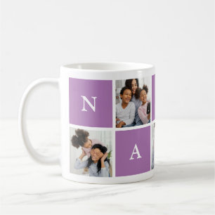 Custom Nanny Grandmother 5 Photo Collage Coffee Mu Coffee Mug