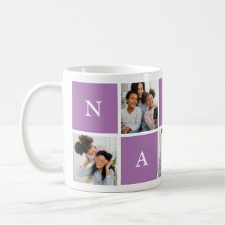Custom Nanny Grandmother 5 Photo Collage Coffee Mu Coffee Mug
