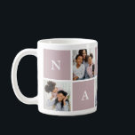 Custom Nanny Grandmother 5 Photo Collage Coffee Mu Mug<br><div class="desc">Custom Nanny Grandmother 5 Photo Collage Coffee Mug</div>