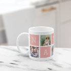 Custom Nanny Grandmother 5 Photo Collage Coffee Mug