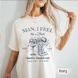 Custom Nashville Bachelorette Party Man I Feel T-Shirt<br><div class="desc">Custom Nashville Bachelorette Party Man I Feel</div>