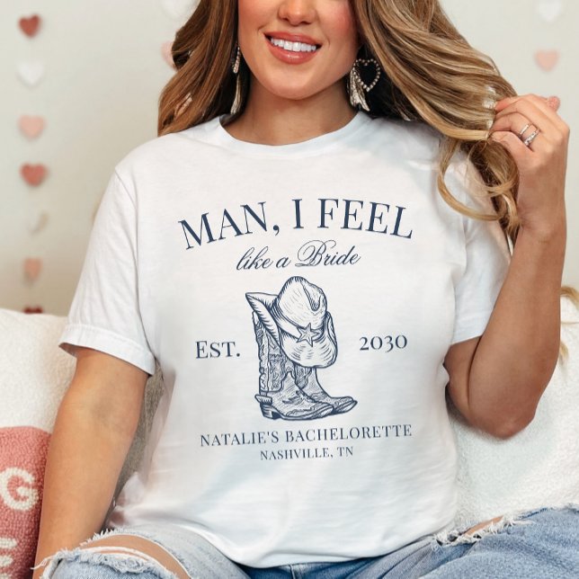 Custom Nashville Bachelorette Party Social Club T-Shirt (Creator Uploaded)