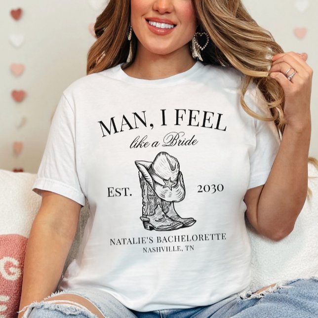 Custom Nashville Bachelorette Party Social Club T-Shirt (Creator Uploaded)