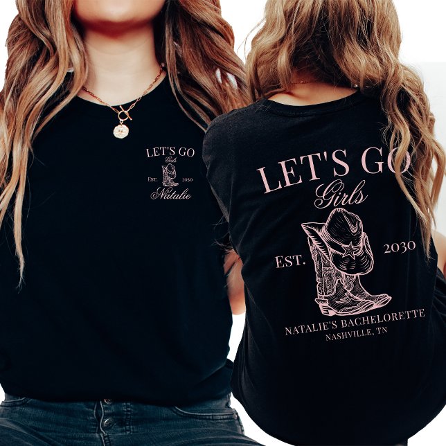 Custom Nashville Bachelorette Party Social Club T-Shirt (Creator Uploaded)
