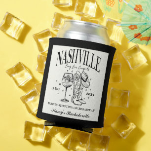 Custom Nashville Bachelorette Rodeo Cocktail Can Cooler