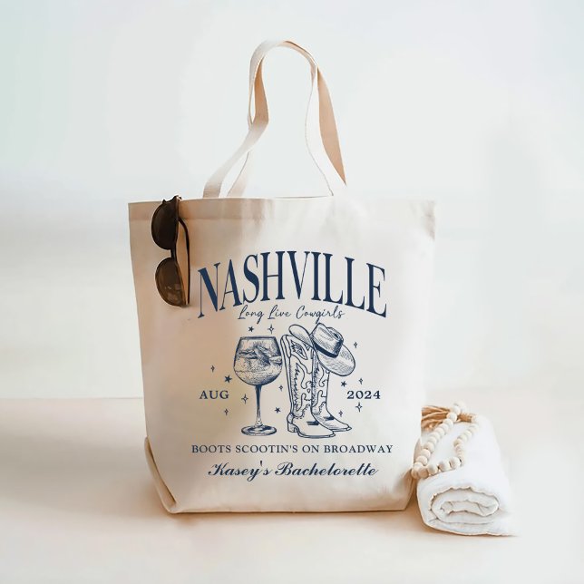 Custom  Nashville Bachelorette Rodeo Cocktail Tote Bag (Creator Uploaded)
