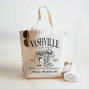 Custom  Nashville Bachelorette Rodeo Cocktail Tote Bag