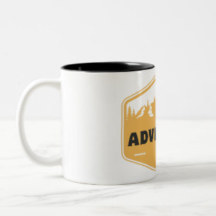 Custom Nature Family Vacation،funny adventure Two-Tone Coffee Mug