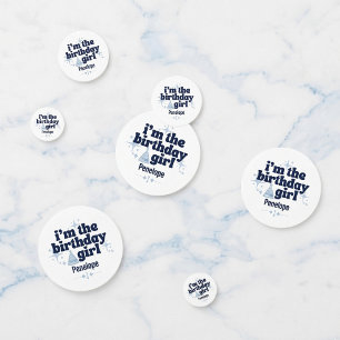 Custom Nautical Birthday Girl  Confetti