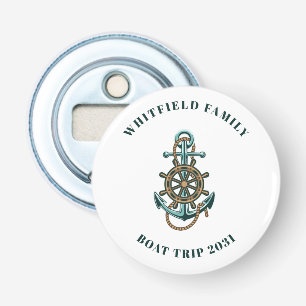 Custom Nautical Family Boat Cruise Vacation Trip Bottle Opener