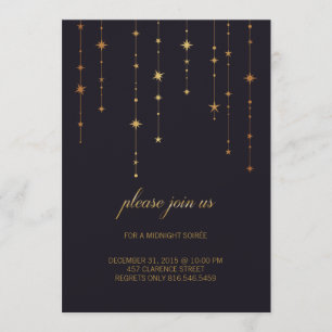 Custom Navy Birthday/New Year Party Invitation