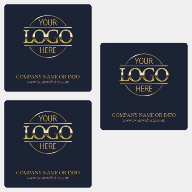 Custom Navy Blue Promotional Company Business Logo (Group)