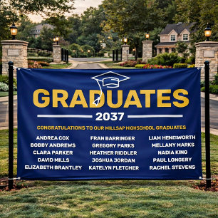 Custom Neighbourhood Graduation Banner