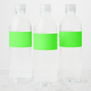Custom Neon Green Bottle Labels