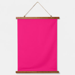 Custom Neon Pink & Black Wall Tapestry