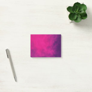 Custom Neon Pink Gradient Sticky Notes