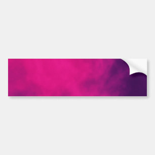 Custom Neon Pink & Violet Smoke Bumper Sticker