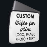 Custom Neoprene 13" Laptop Sleeve Cover Case<br><div class="desc">Custom personalised Neoprene 13" Laptop Sleeve Cover Case,  lightweight and water resistant with top loading zip (available for 10",  13",  and 15" laptops).

Make your own personalised birthday,  Christmas,  Father's Day,  Valentine's Day celebration,  office gifts for him (man,  men,  husband,  boyfriend,  father,  dad,  young man,  son).</div>