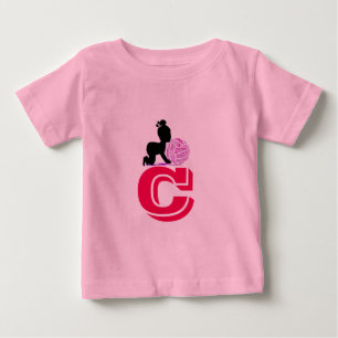 Custom Netball Centre Player Position Baby T-Shirt